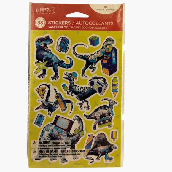 American Greetings Dinosaur Stickers - Picture 3 of 6